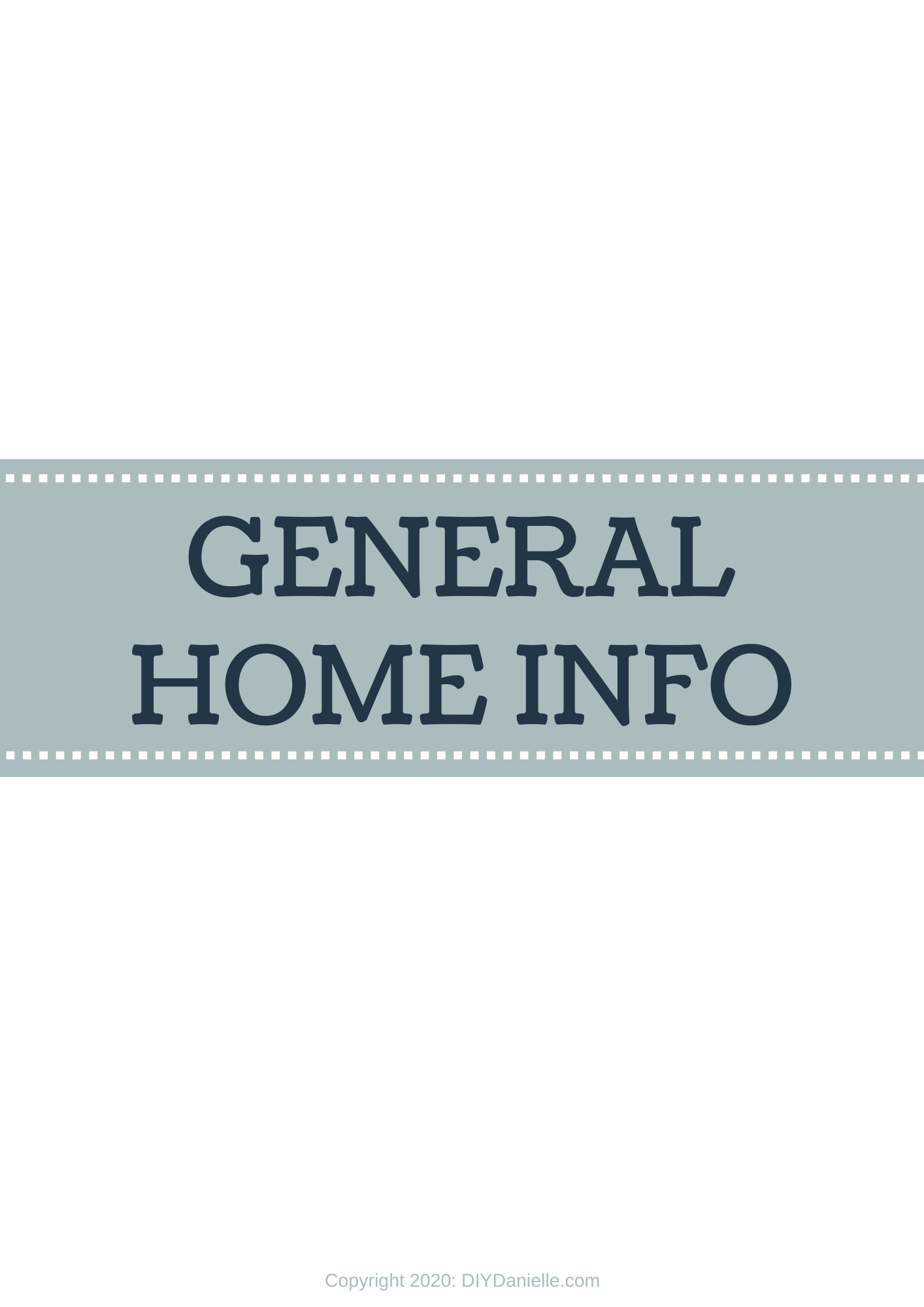 Home Renovation Bundle Printable