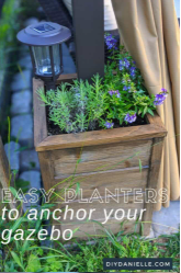 Gazebo Planter Box Woodworking Plan (Digital Download)
