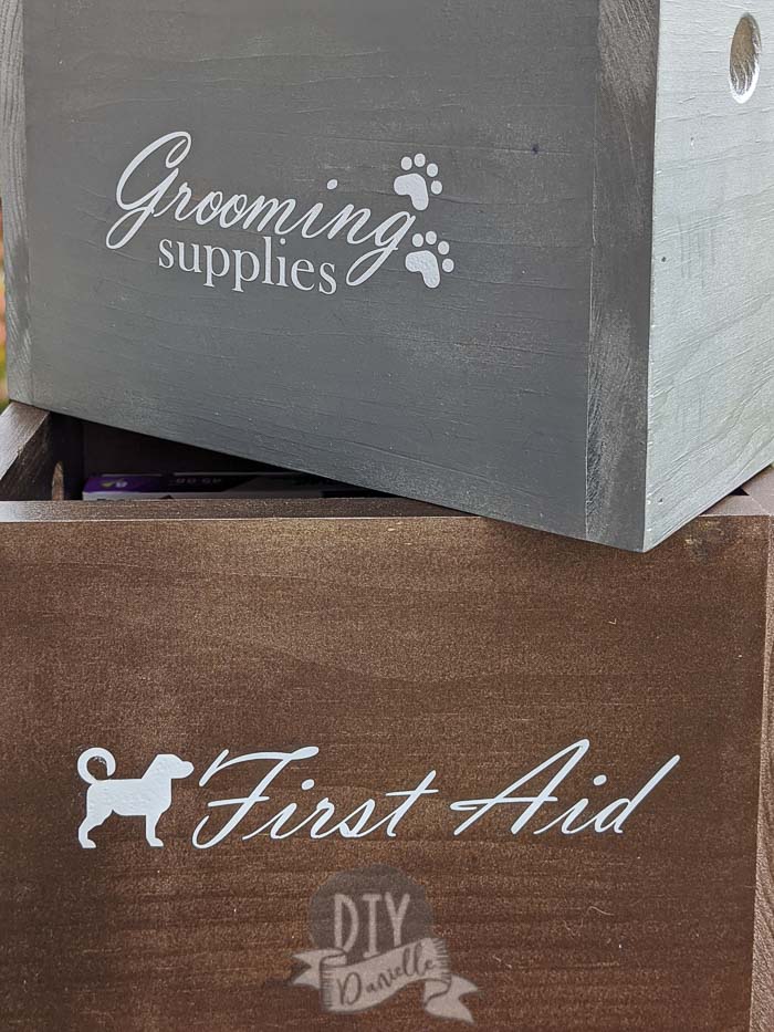 Dog Grooming Bins SVG
