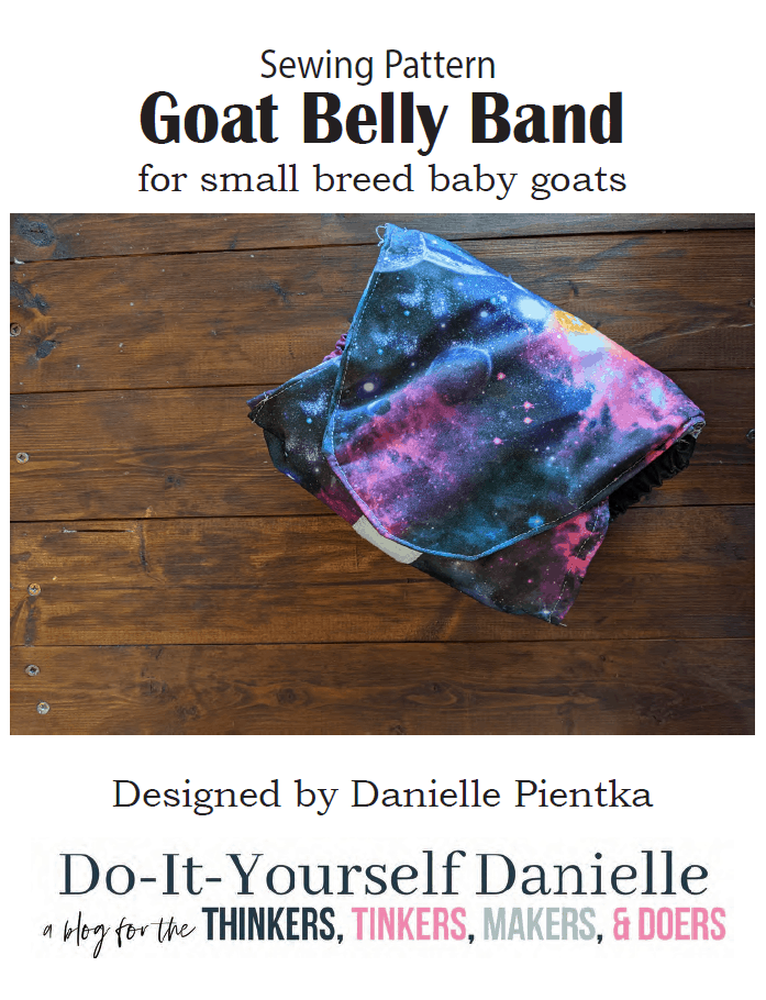 Belly Band Pattern for a Baby Goat - Do-It-Yourself Danielle