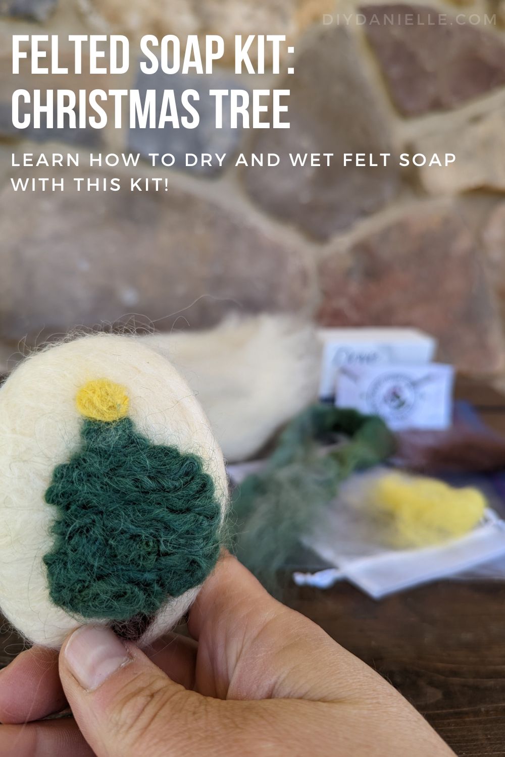 Felted Soap Kit: Christmas Tree