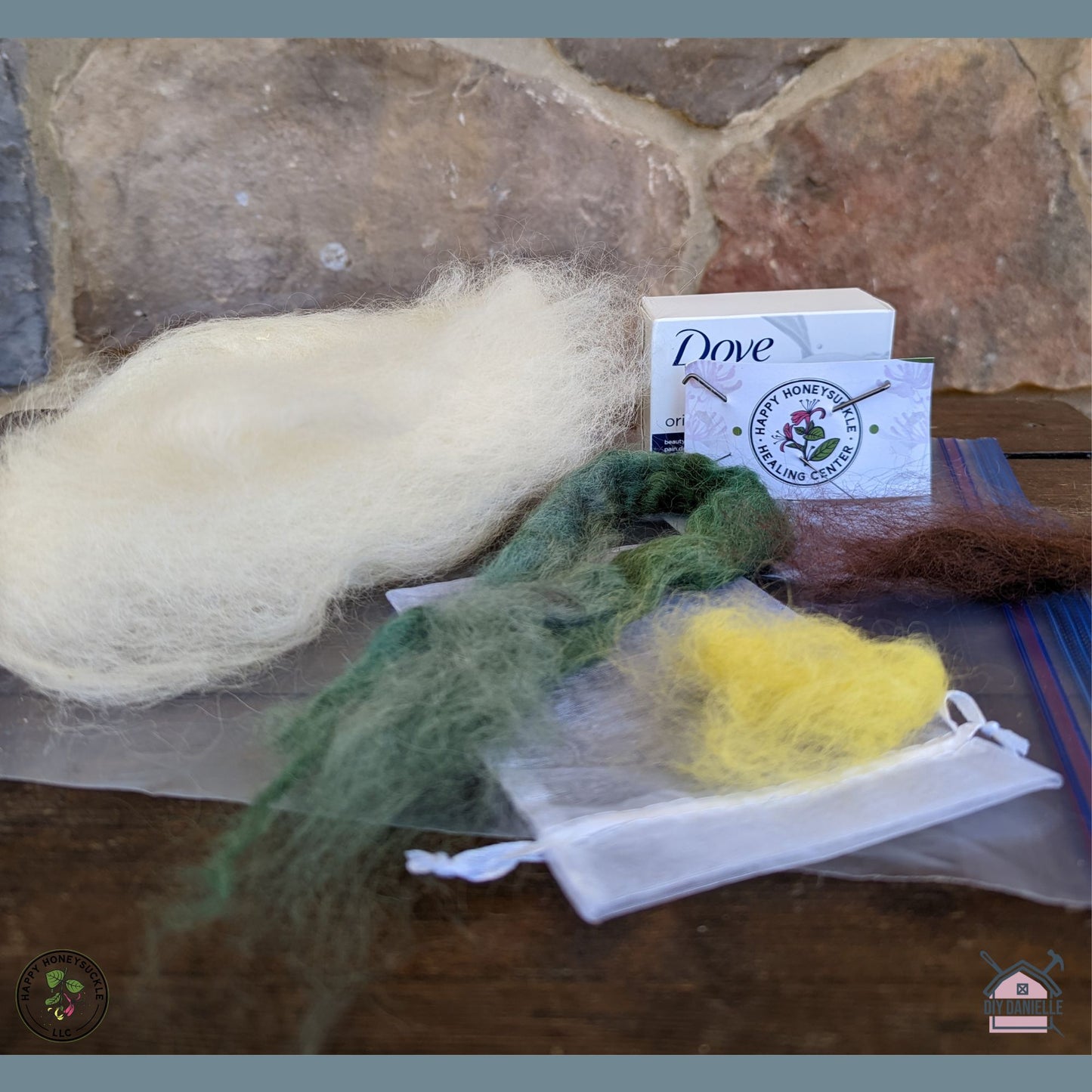 Felted Soap Kit: Christmas Tree