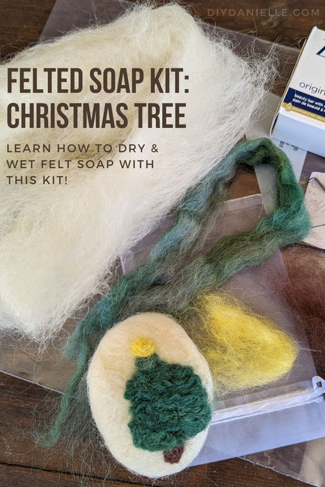 Felted Soap Kit: Christmas Tree