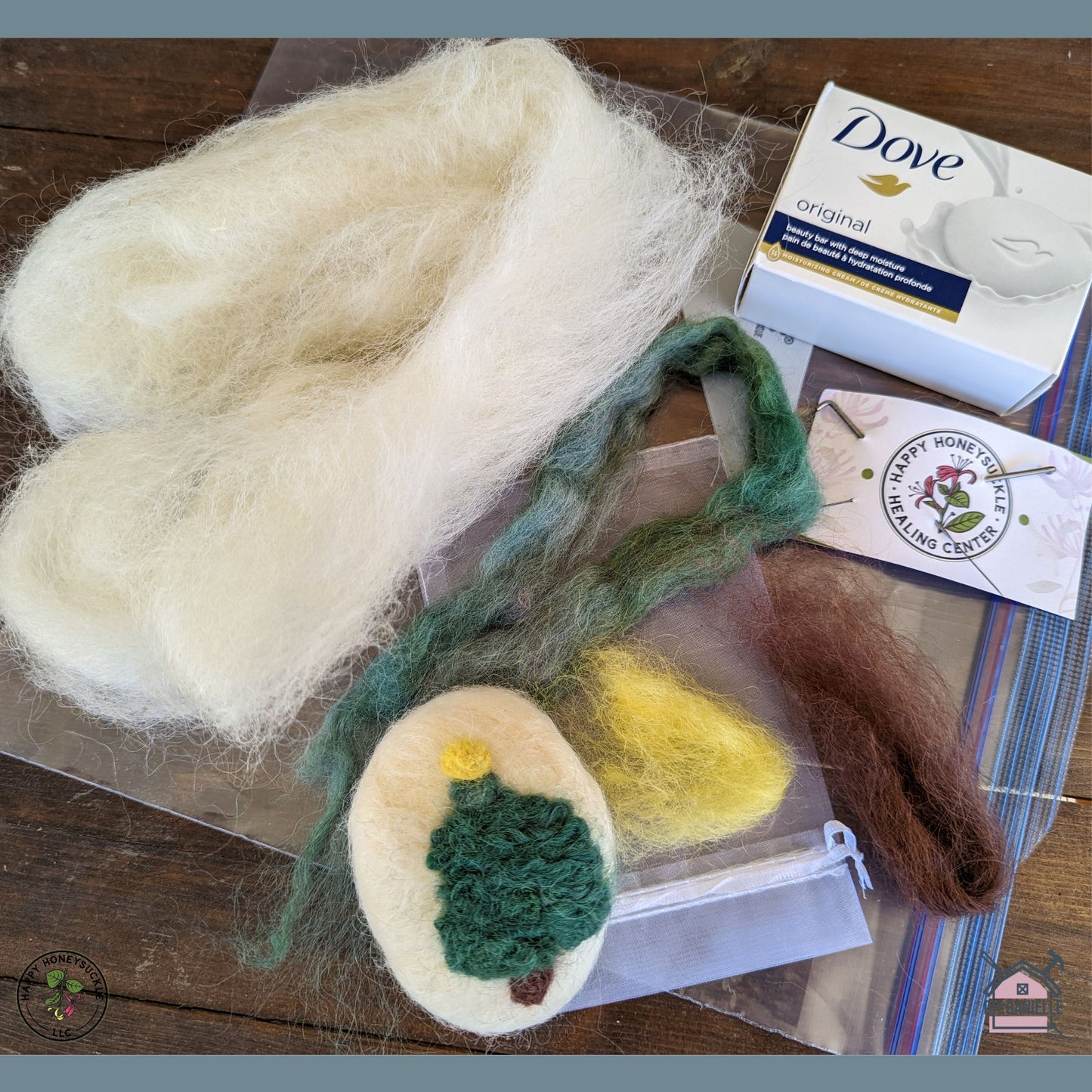 Felted Soap Kit: Christmas Tree