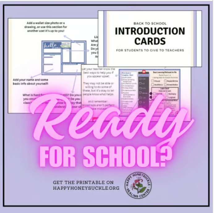 Printable Student Introductions Cards: Learn about Your Students' Need ...