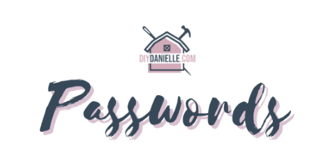Password Log - Printable Digital Product for Secure Password Management
