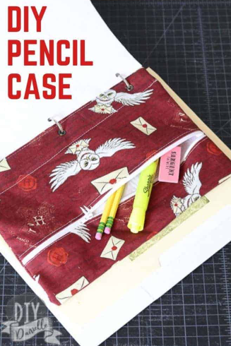 DIY Pencil Case Sewing Pattern – Instant Download PDF