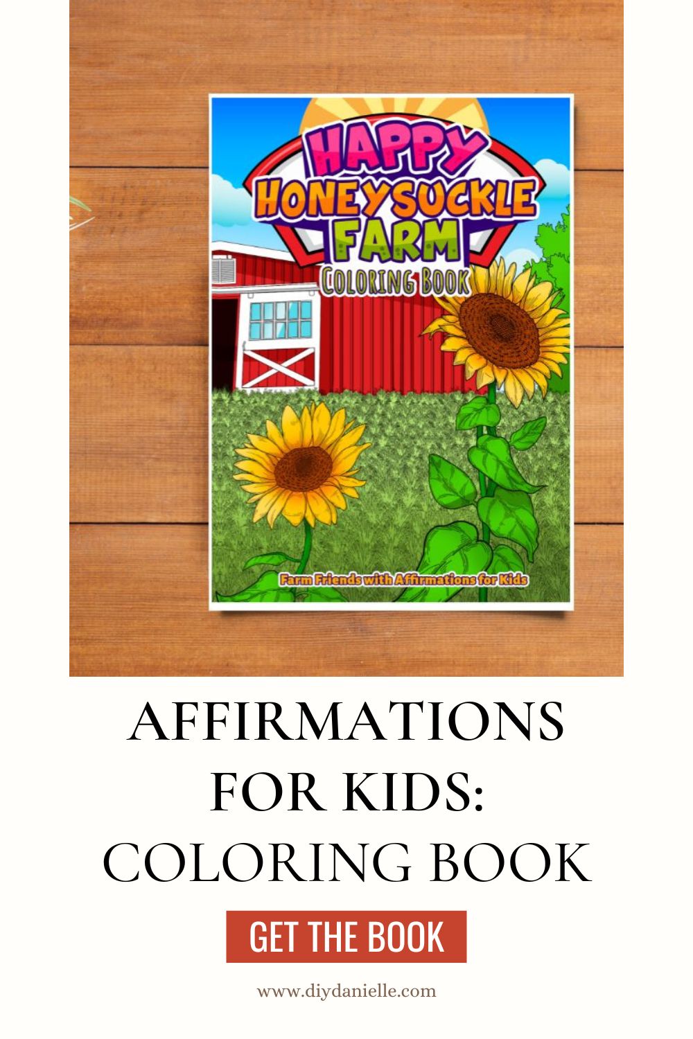 Farm Coloring Book: Affirmations for Kids