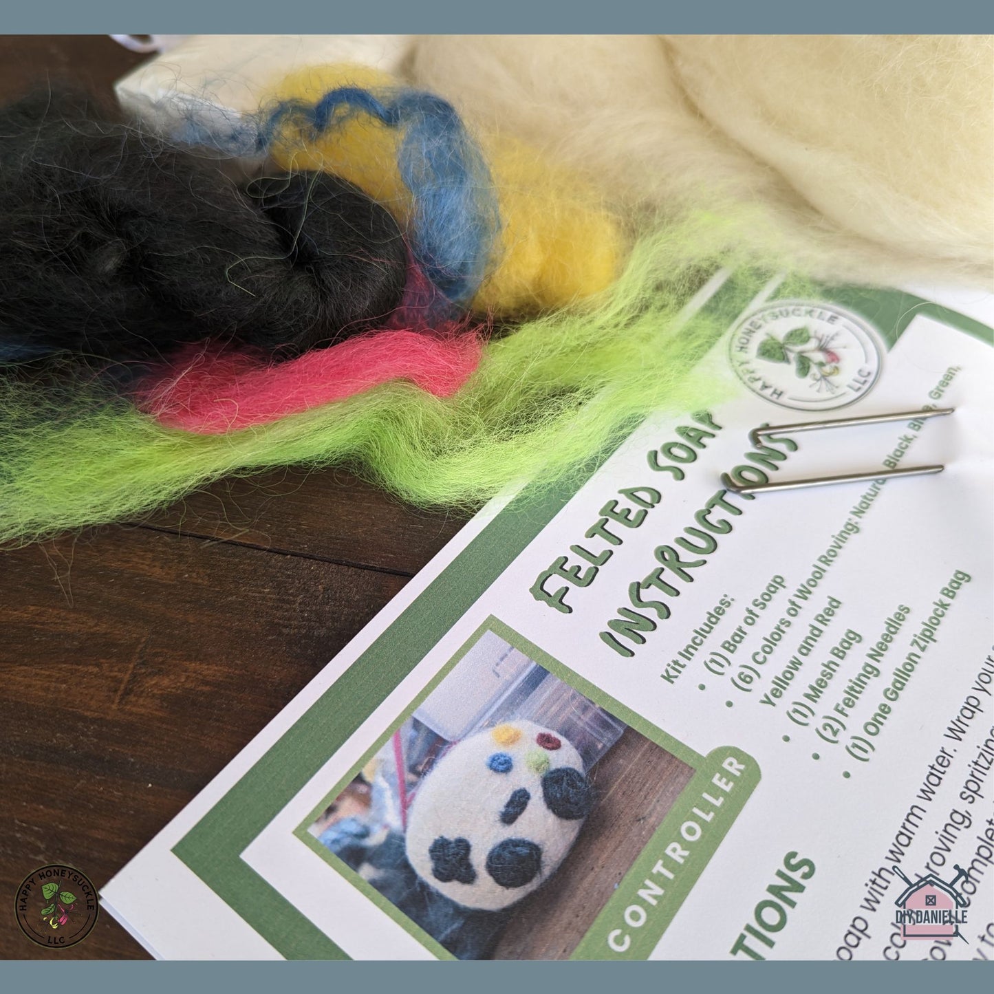 Felted Soap Kit: Video Game Controller