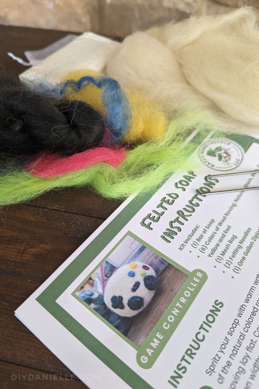 Felted Soap Kit: Video Game Controller