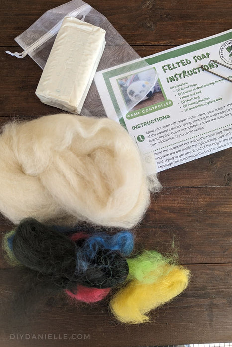 Felted Soap Kit: Video Game Controller