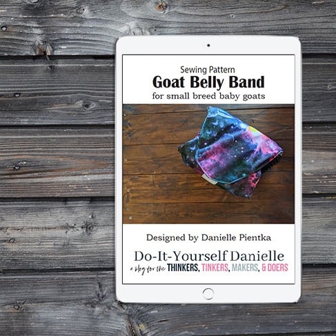 Belly Band Pattern for a Baby Goat - Do-It-Yourself Danielle