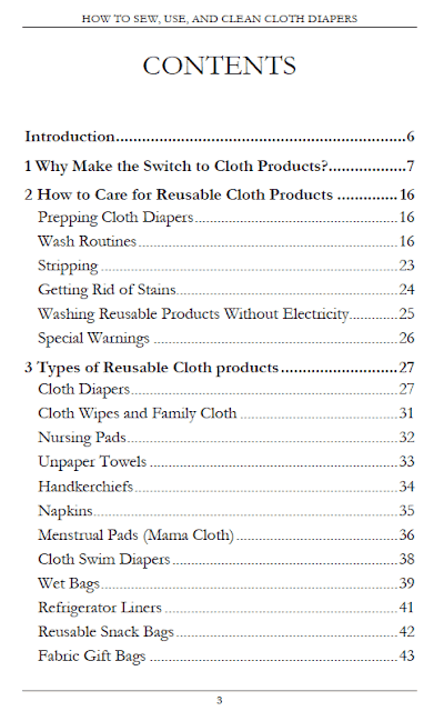 howtosewclothdiapers tableofcontents